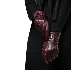 Bronte 2 - Women's Cashmere Lined Leather Gloves