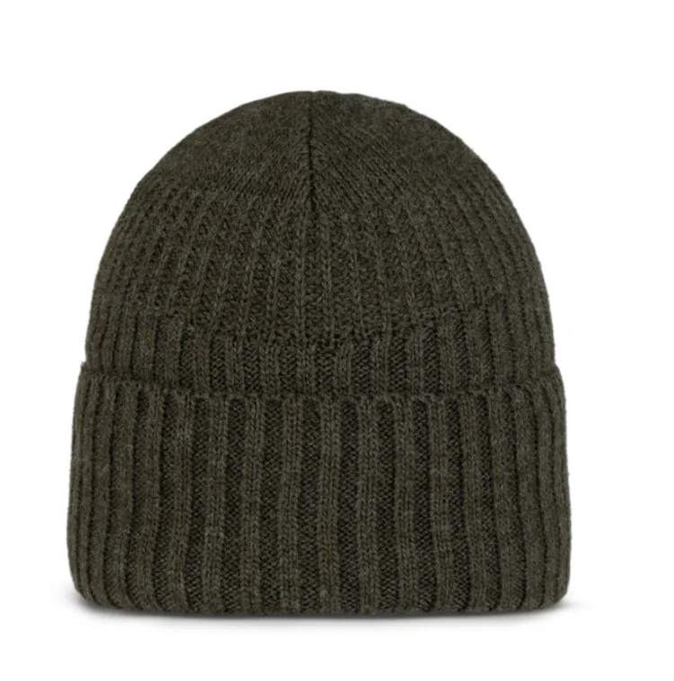 Buff  Knitted & Fleece Beanie Renso