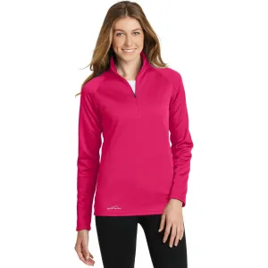 CLOSEOUT - Eddie Bauer Ladies Smooth Fleece 1/2-Zip