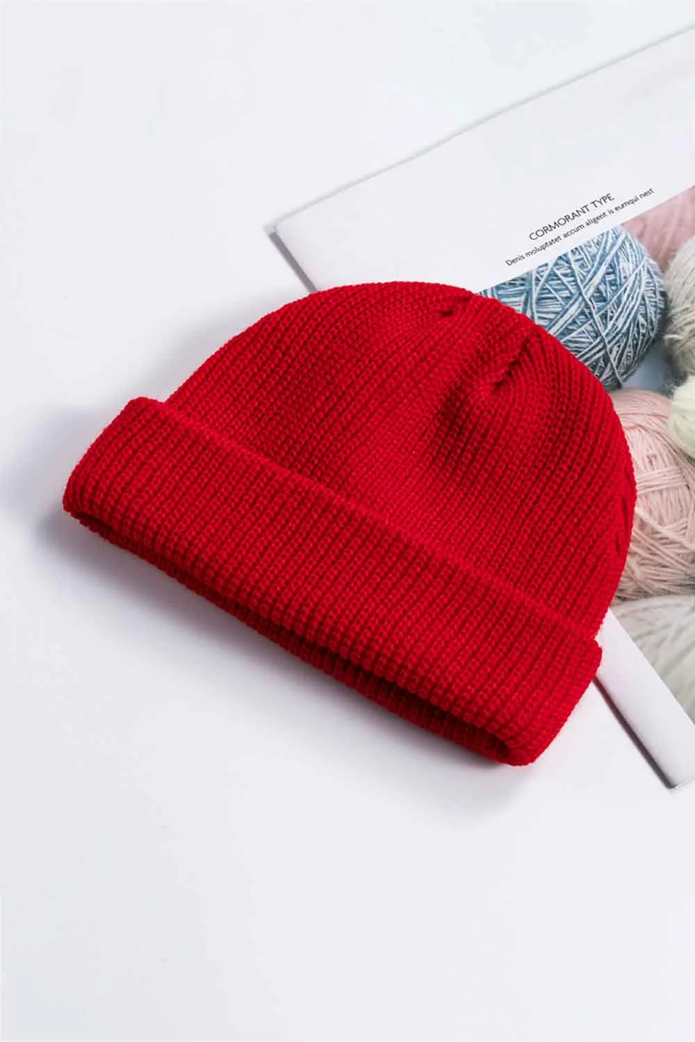 Cozy Rib-Knit Cuff Beanie