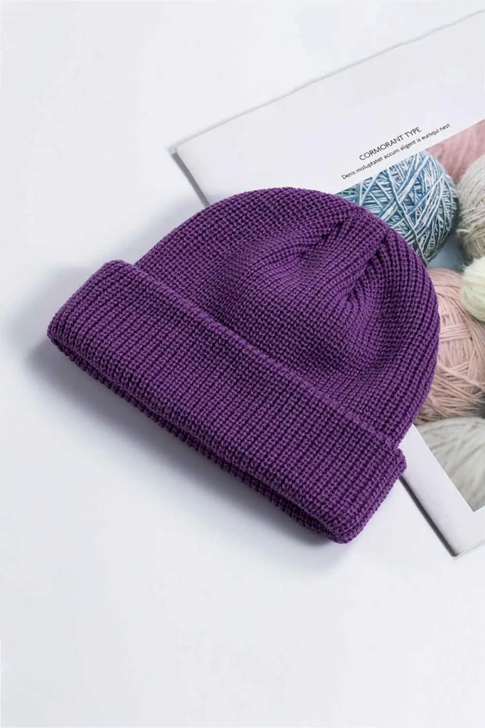 Cozy Rib-Knit Cuff Beanie