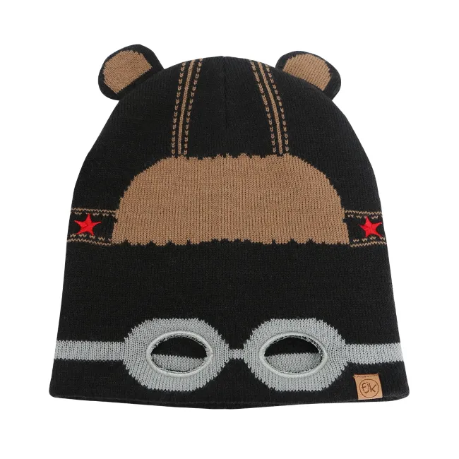 flapjacks knitted toque black bear