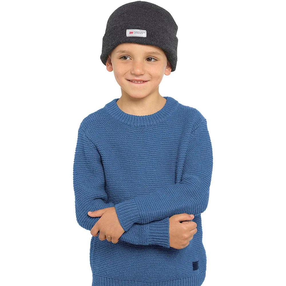 FLOSO Kids/Childrens Knitted Winter/Ski Hat With Thinsulate Lining (3M 40g)