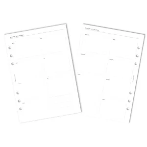 Grocery Meal Planner Inserts