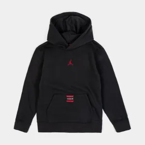 J Day Brooklyn Fleece Pullover Grade School Hoodie (Black/Red)