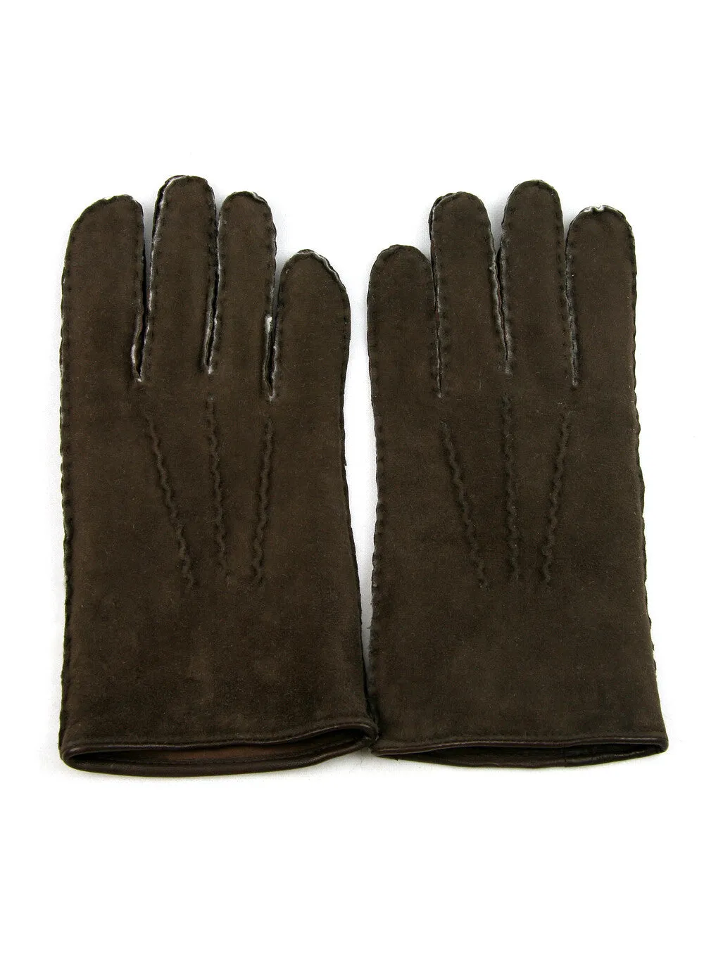 Men's Leather Palm Lambskin Back Gloves