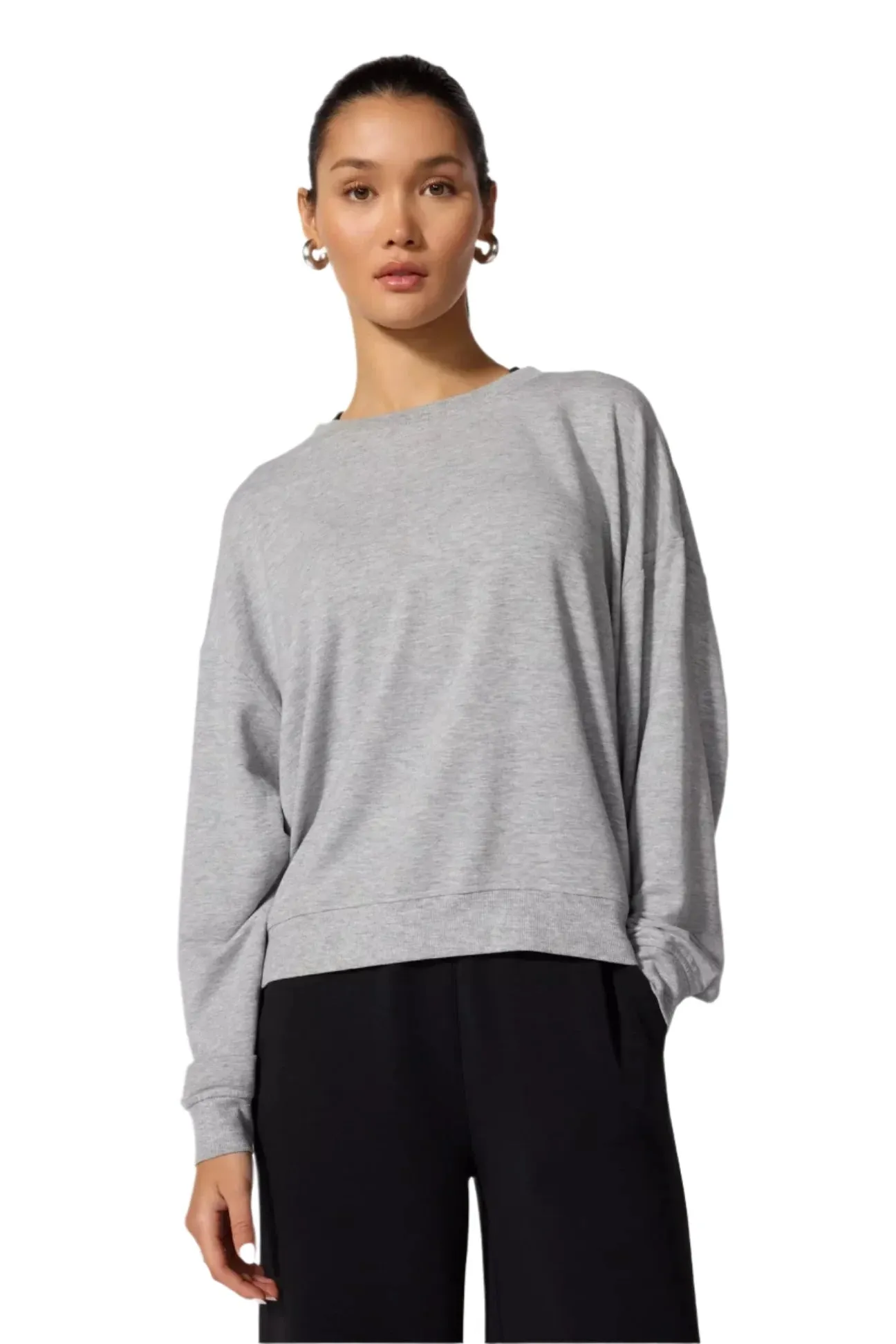 MPG Tops - Women's Serene Modal Crew Neck Relaxed Pullover