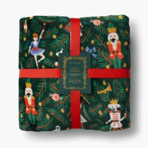 Nutcracker Fleece Blanket - Rifle Paper Co