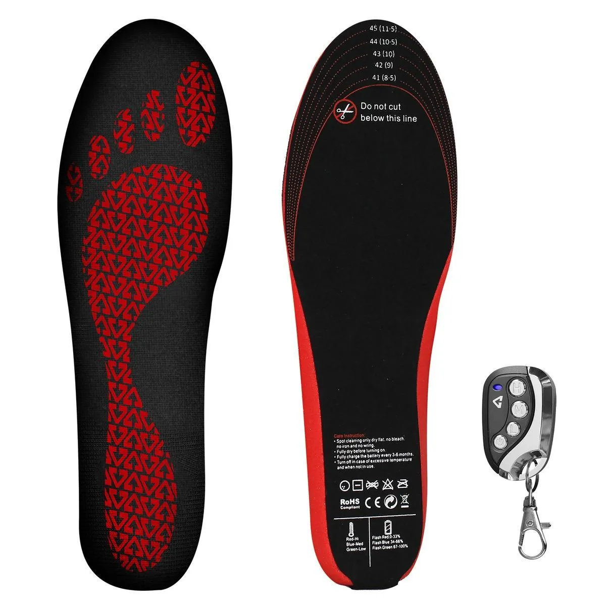 Open Box Gerbing Rechargeable Heated Insoles with Remote