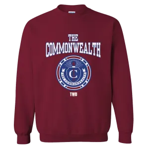 The Walking Dead Commonwealth Collegiate Fleece Crewneck Sweatshirt