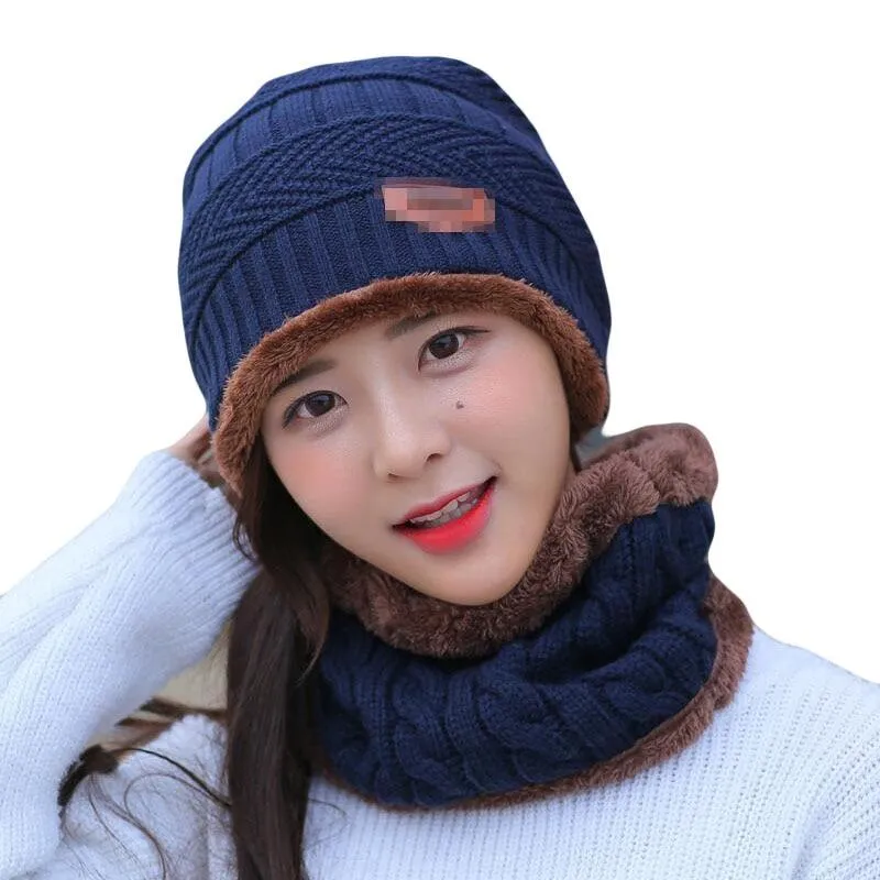 Unisex Knitted Warm Winter Bonnet Skullies Beanies