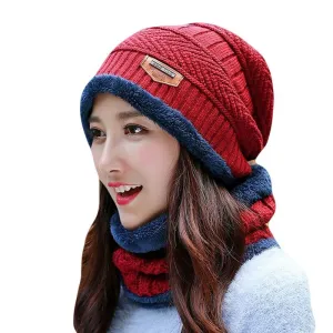 Unisex Knitted Warm Winter Bonnet Skullies Beanies